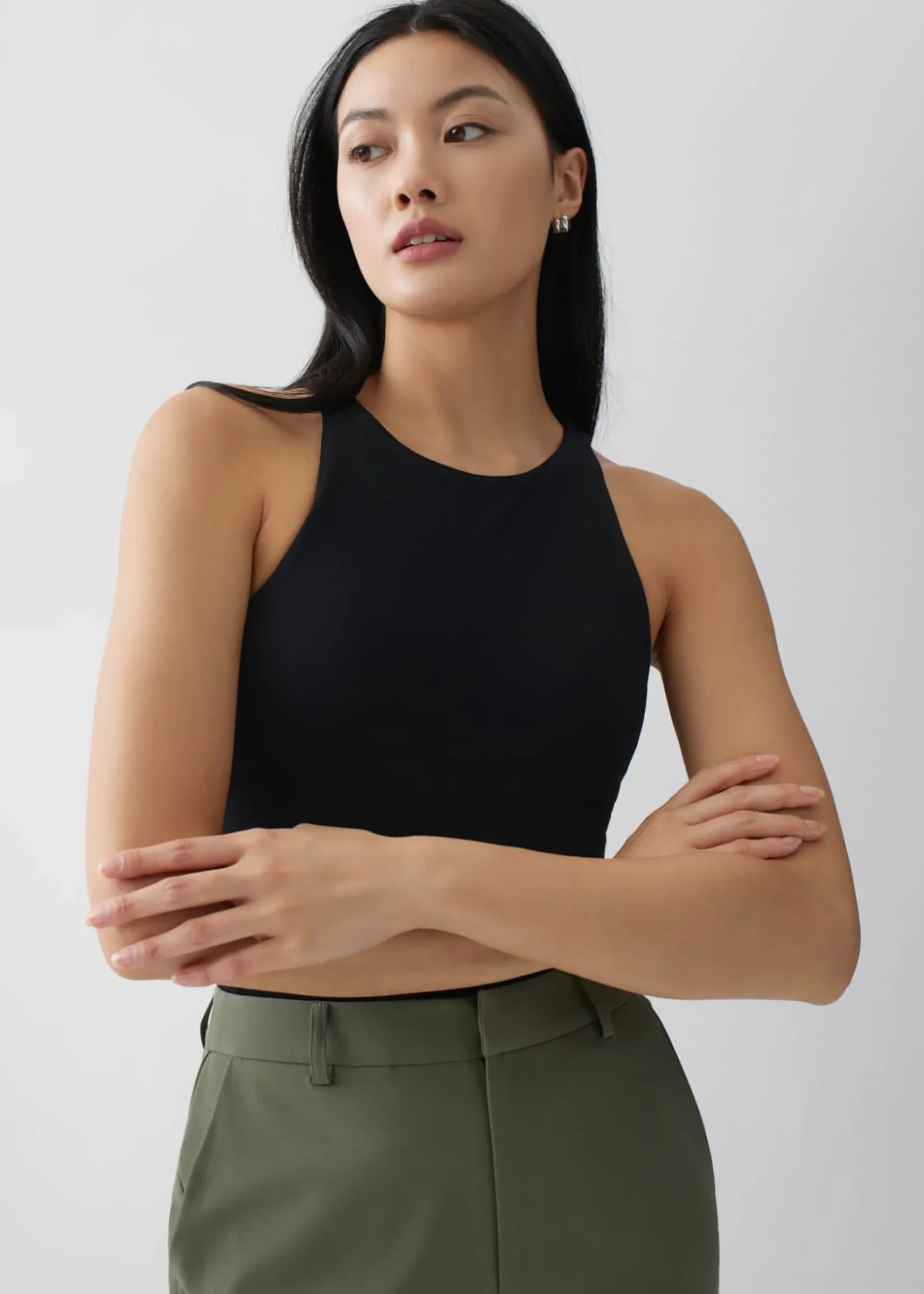 Janela Padded Jersey Tank Top