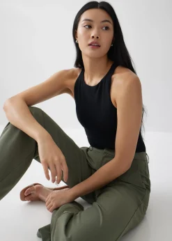Janela Padded Jersey Tank Top