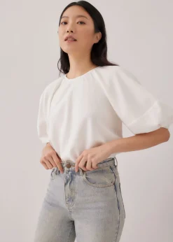 Jastine Lantern Sleeve Blouse