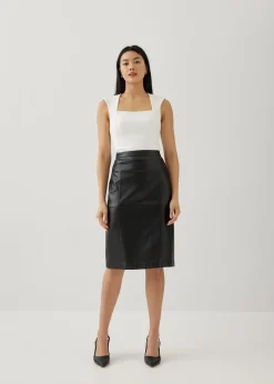Jayne Padded Square Neck Bustier Top