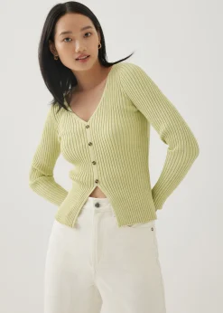 Jazmine Knit V-neck Flare Top