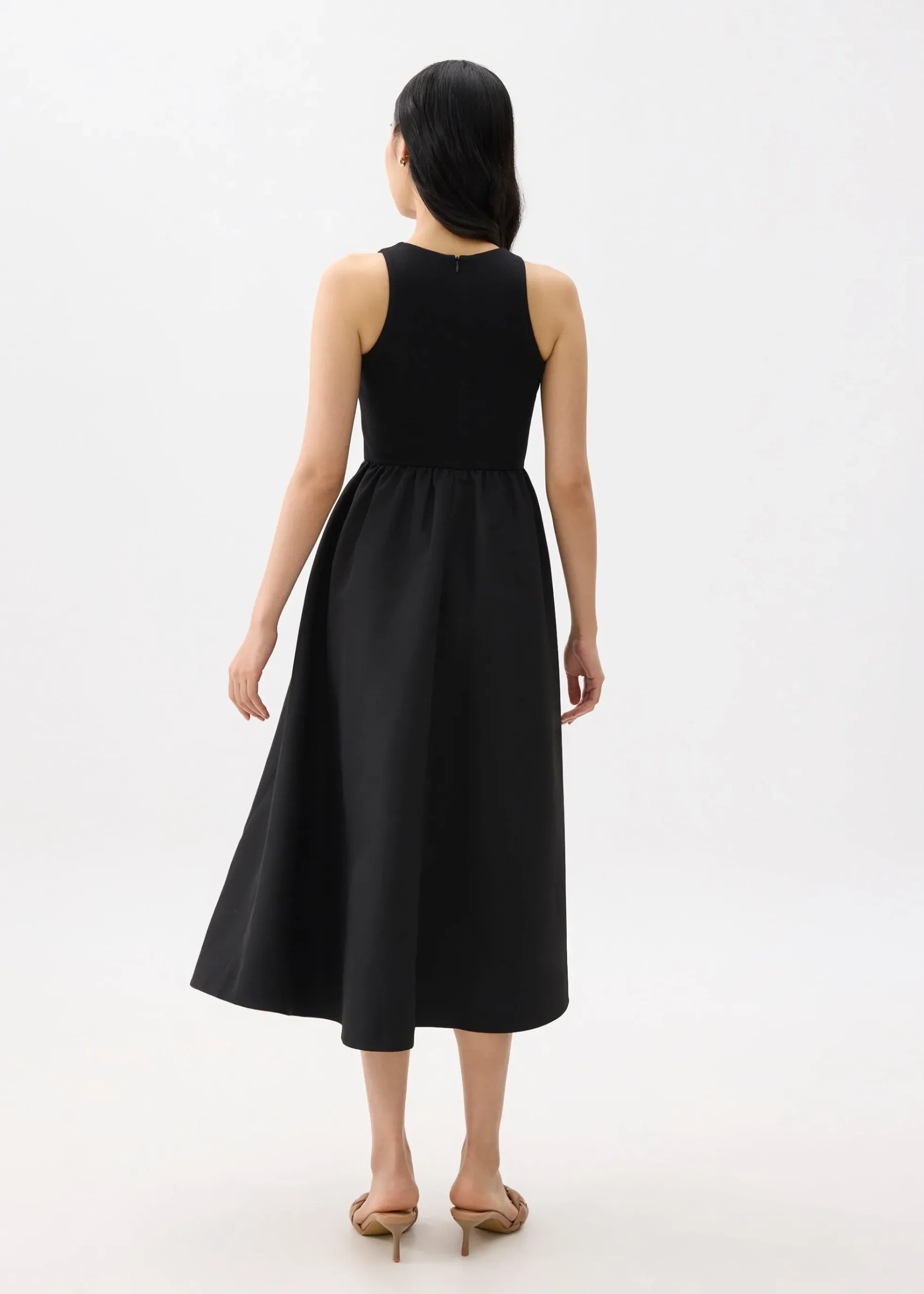 Jersey Fit & Flare Midaxi Dress