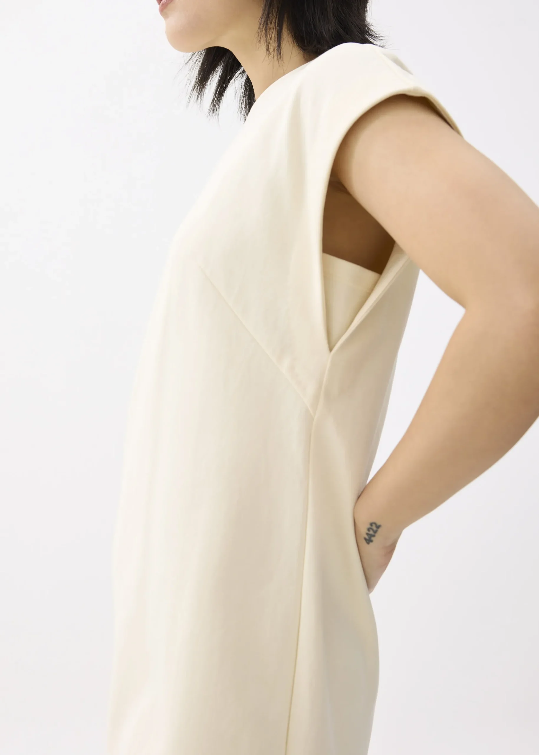 Jersey Round Neck Shift Mini Dress