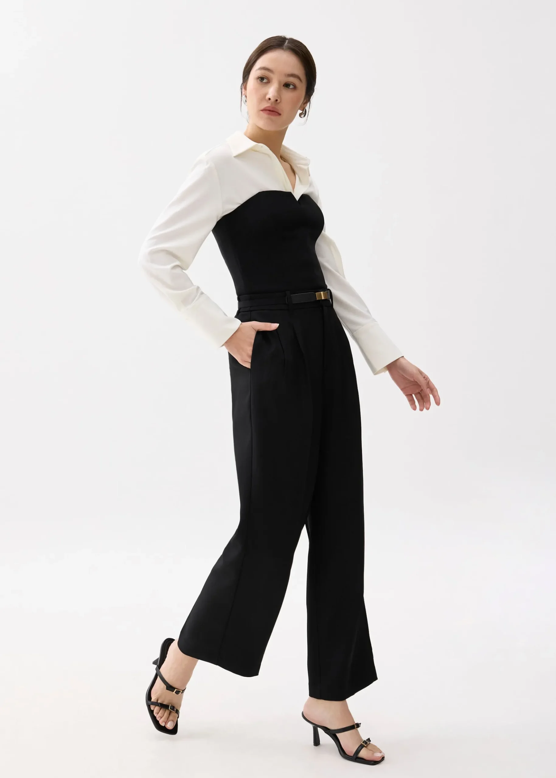 Jia Notched Bustier Top