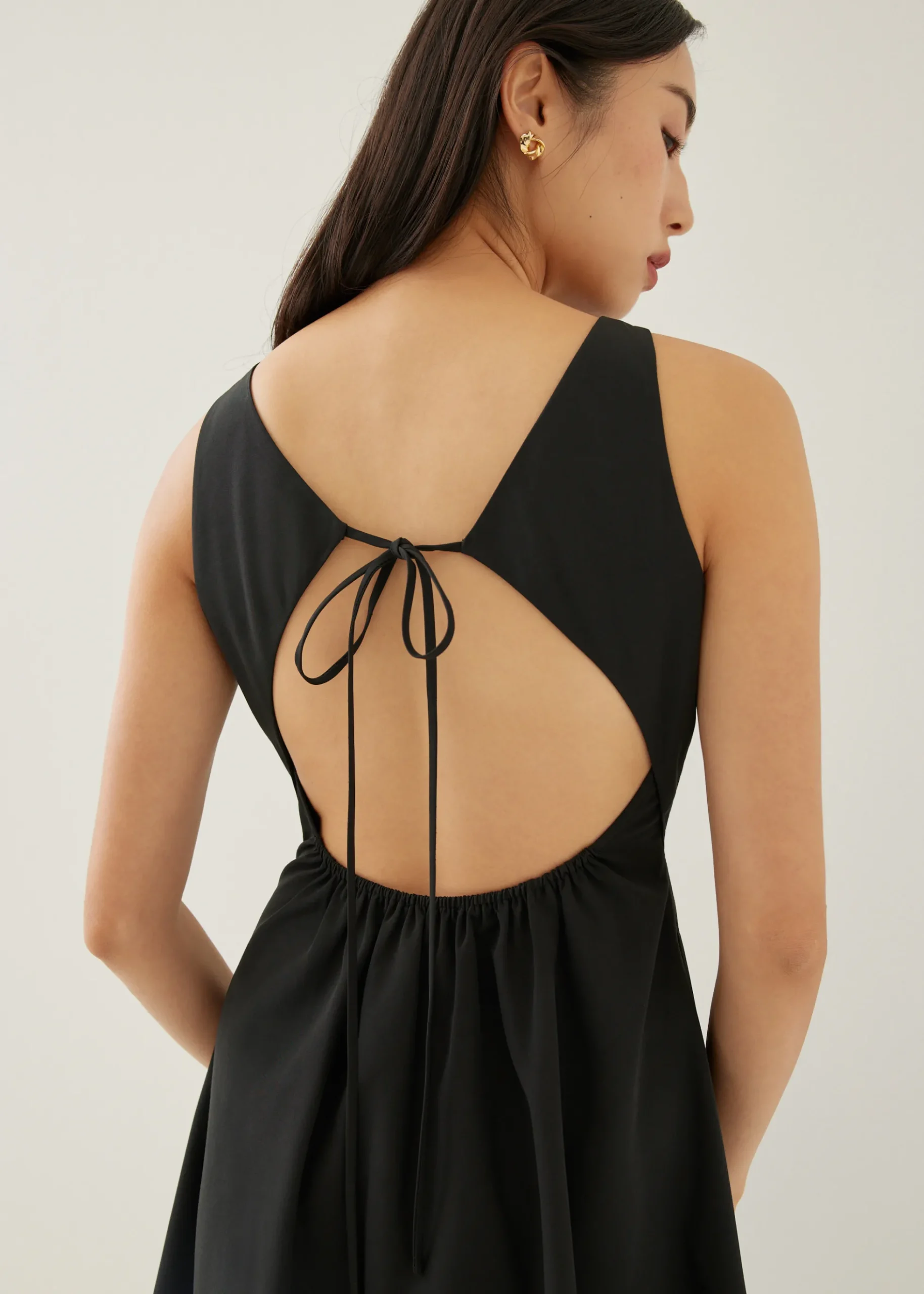 Jica Padded Fit & Flare Midi Dress