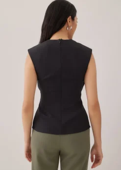Jolina Padded Tie Waist Top