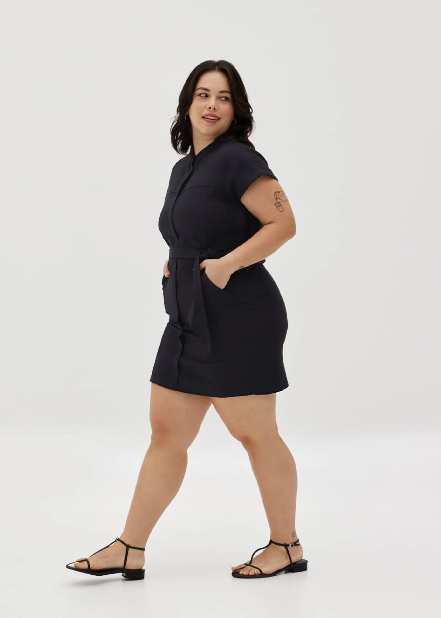 Julianna Linen Shirt Dress