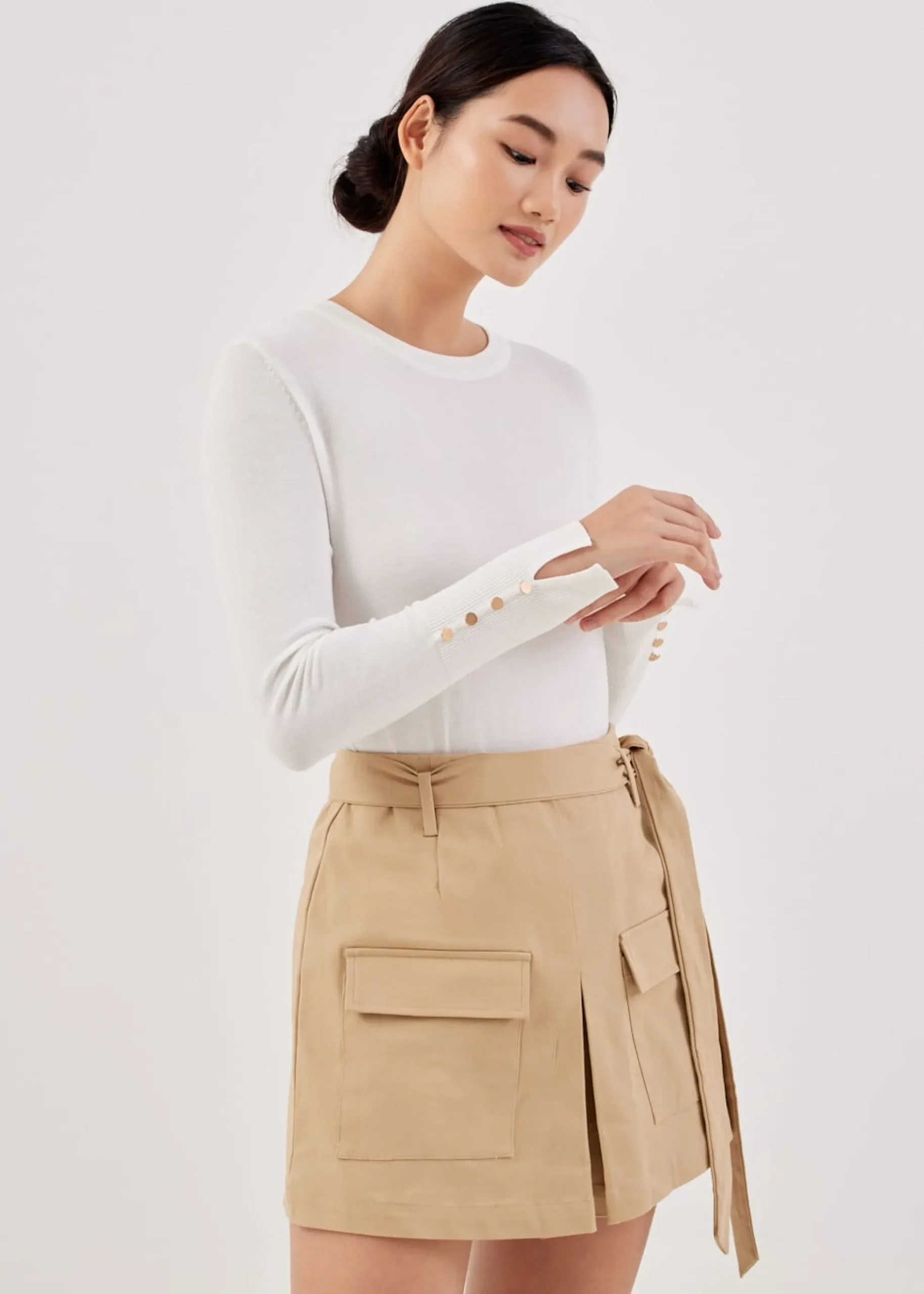 Julieta Crew Neck Knit Top