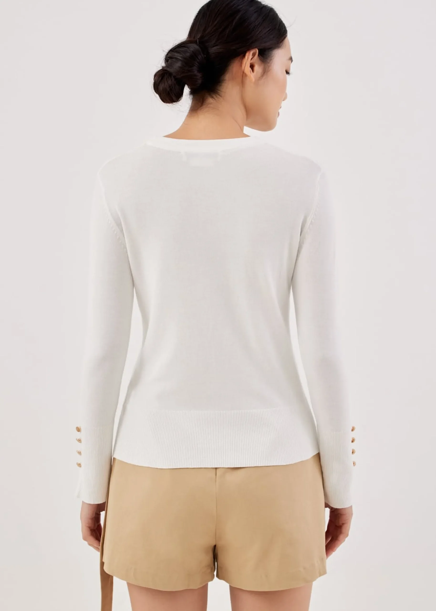Julieta Crew Neck Knit Top