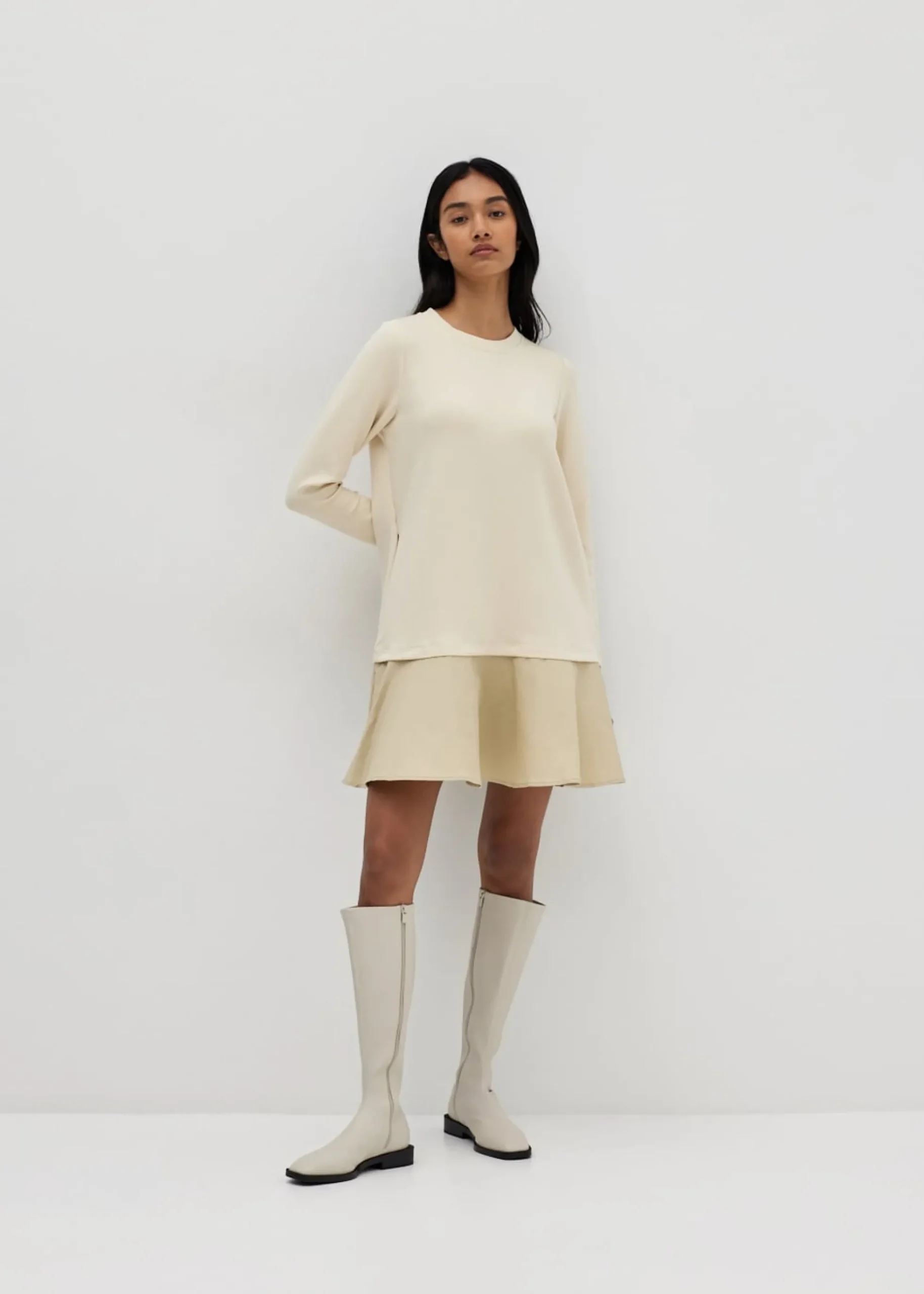 Jurni Neoprene A-line Mini Dress