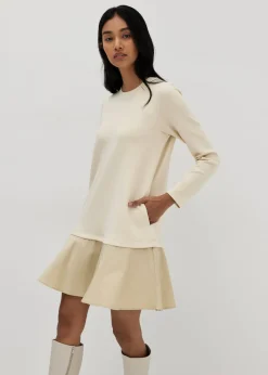 Jurni Neoprene A-line Mini Dress
