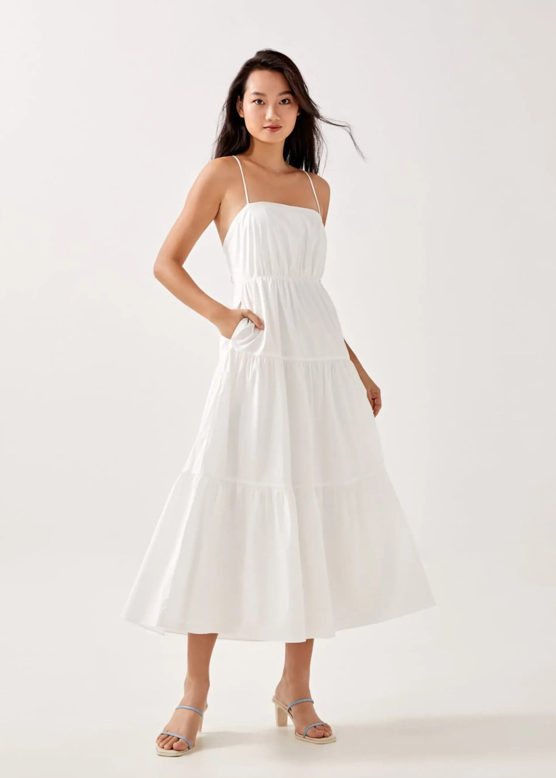 Kalita Padded Tie Back Dress