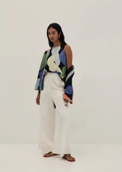 Kamila Pleat Shell Top in Joyous Affair