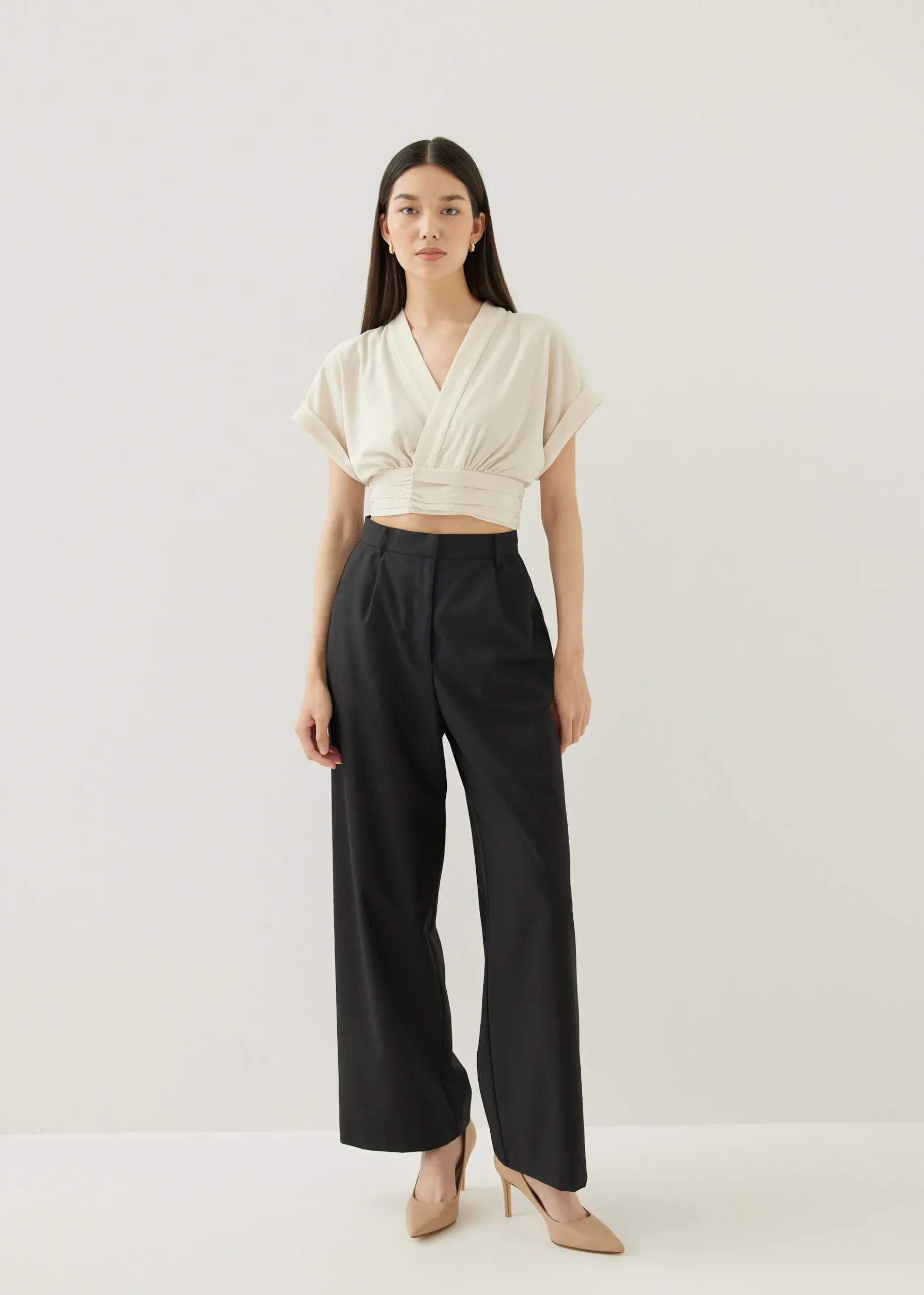 Karinn V-neck Wrap Top
