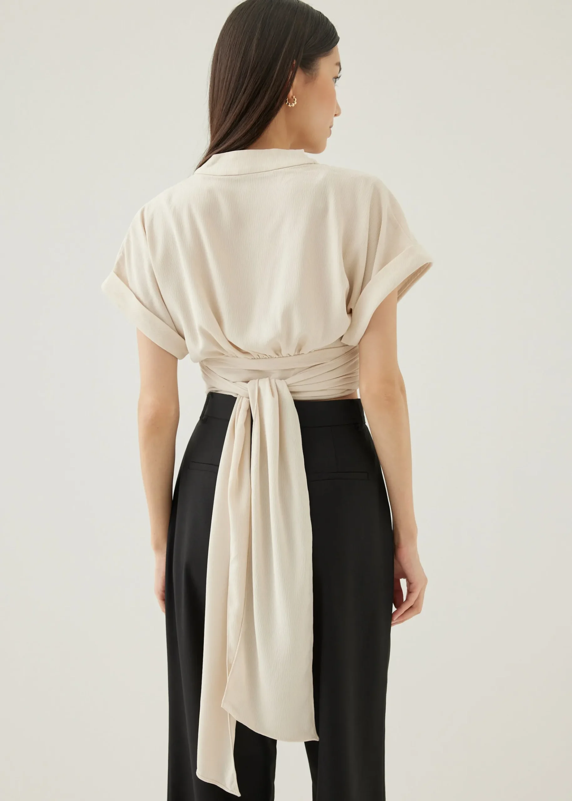 Karinn V-neck Wrap Top