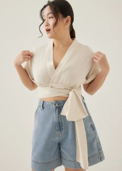 Karinn V-neck Wrap Top