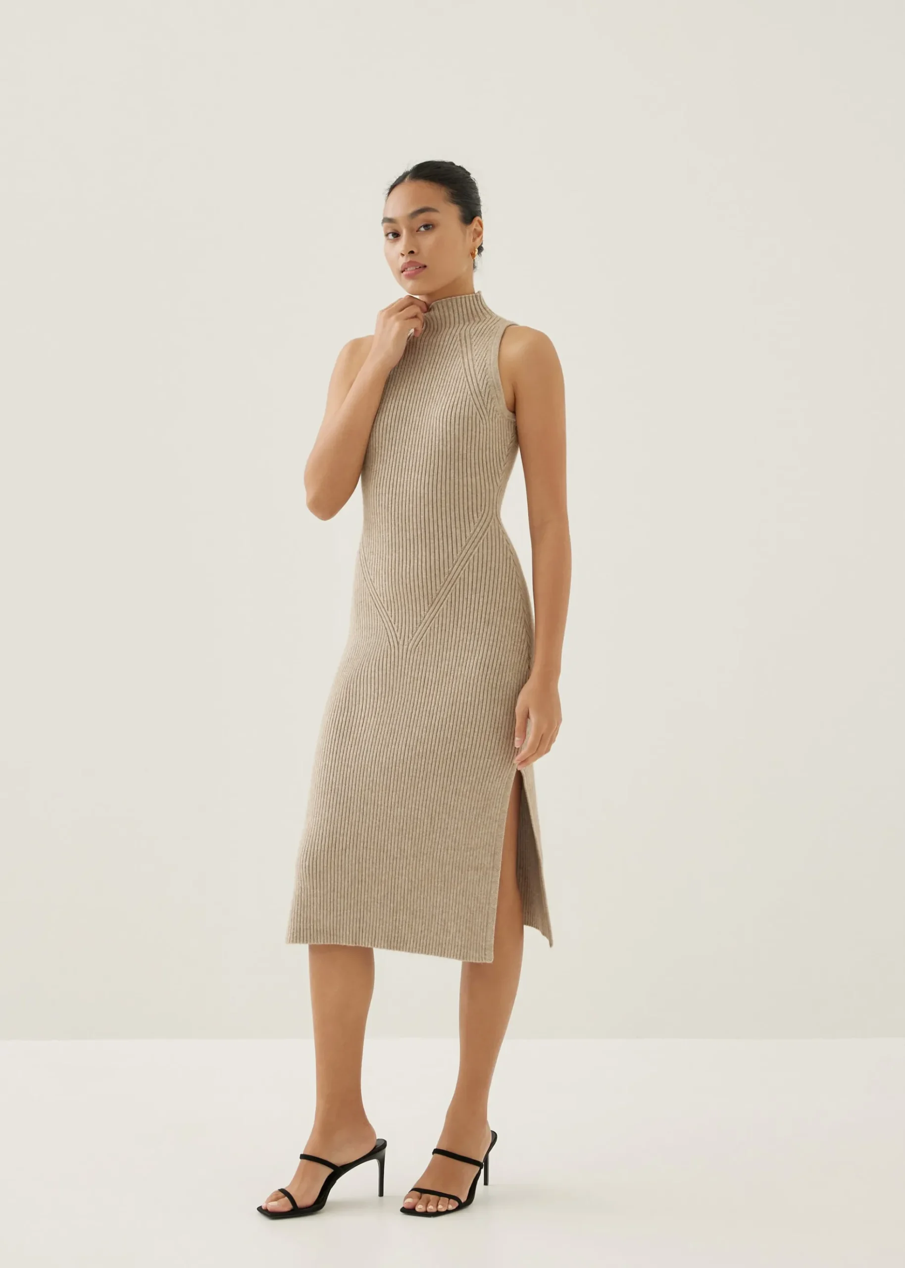 Katrin Turtleneck Midi Dress