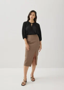 Keaton Pleat Poet Blouse