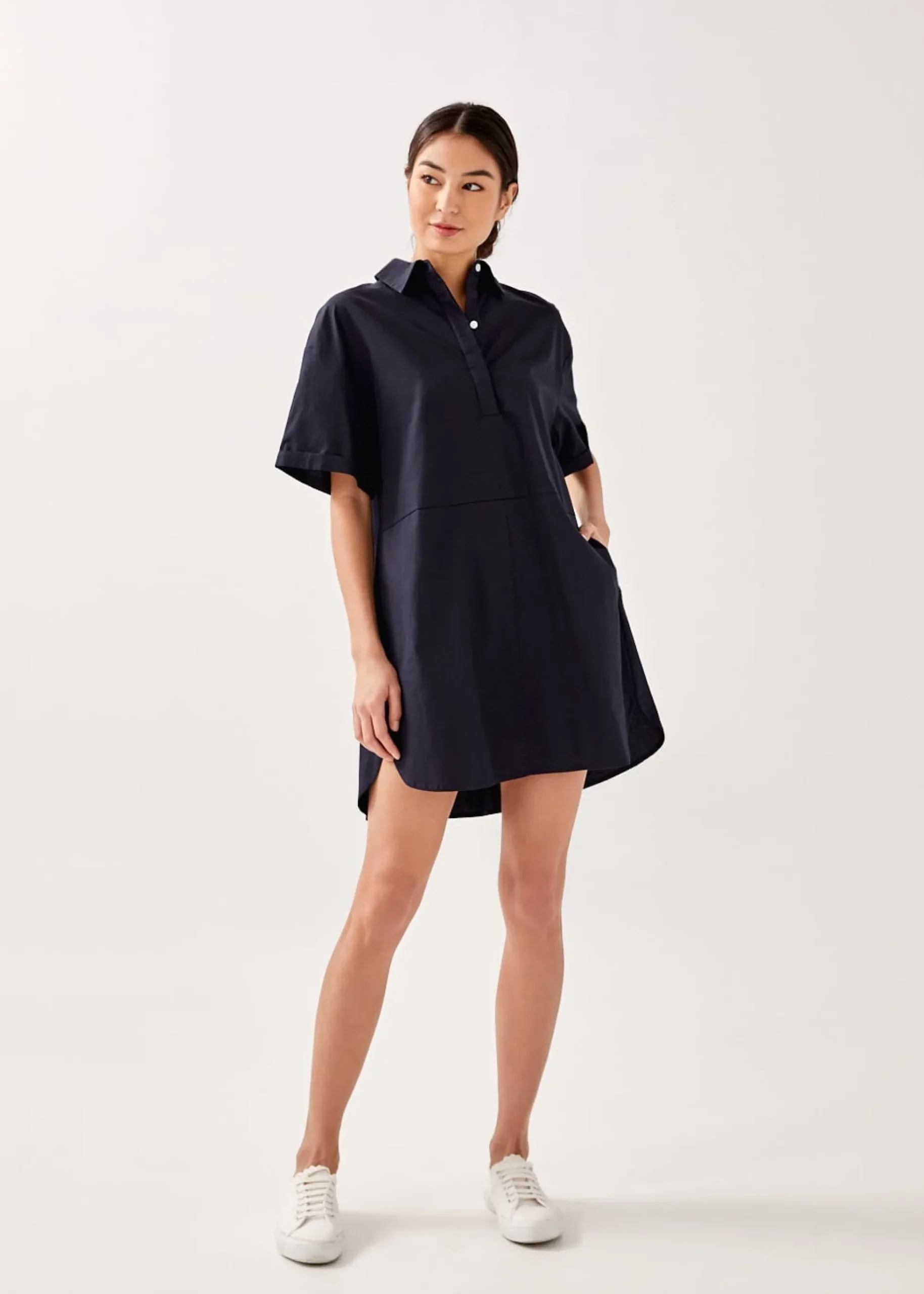 Keirra Pleat Back Shirt Dress