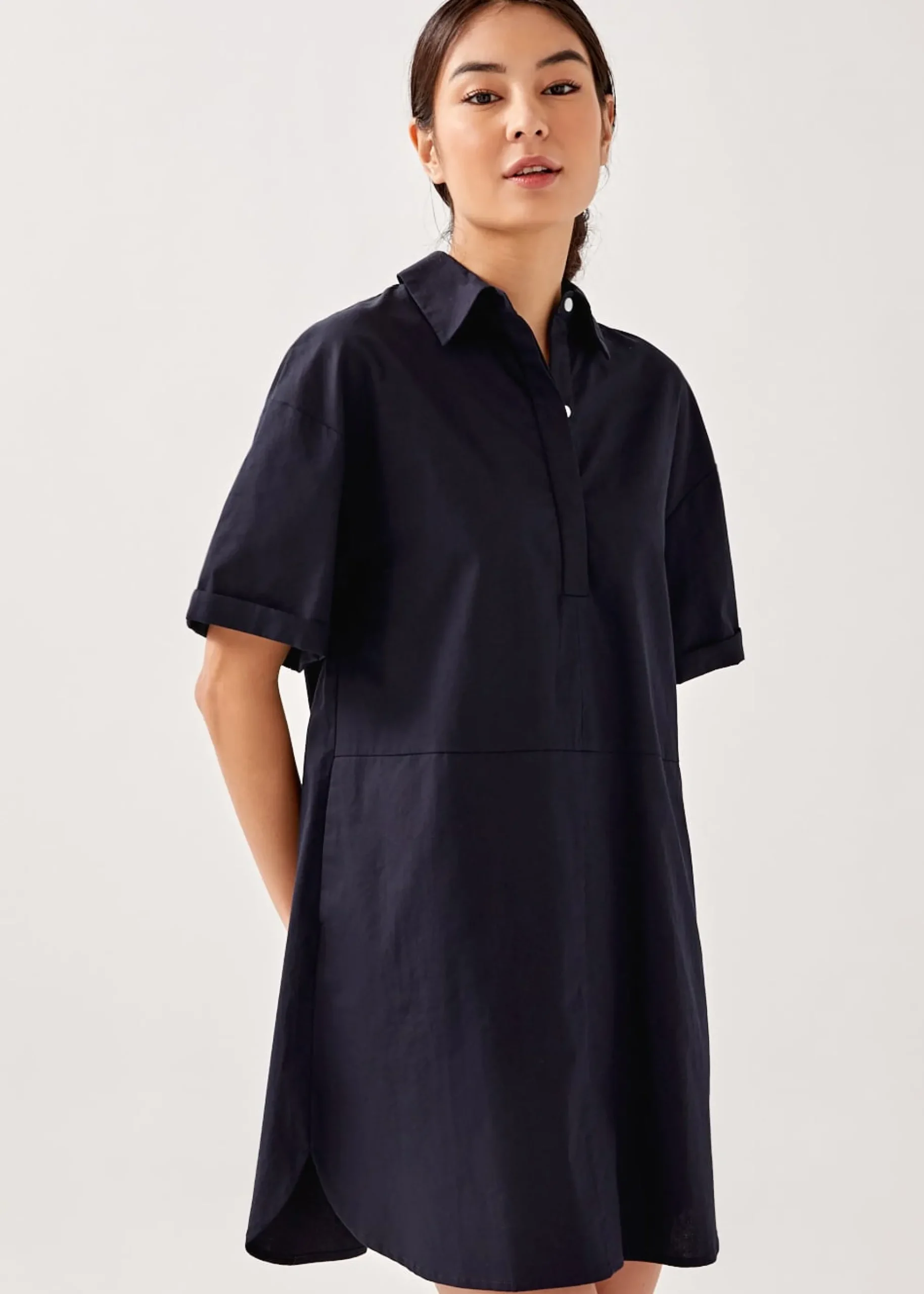 Keirra Pleat Back Shirt Dress