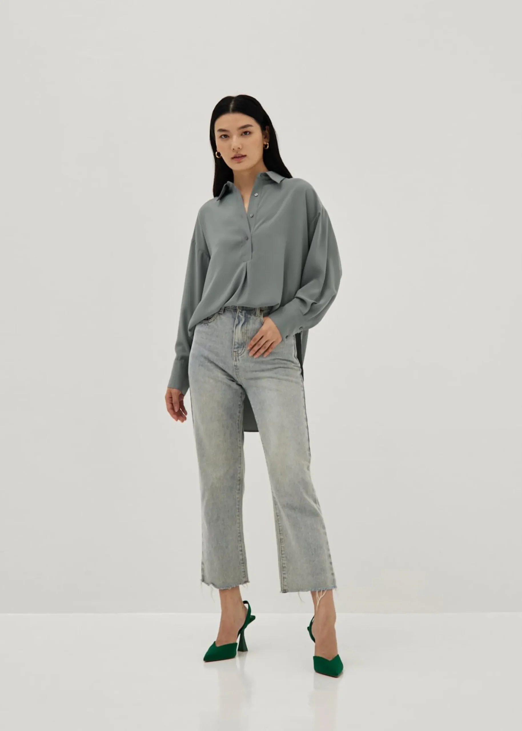 Kiersten Popover Relaxed Blouse