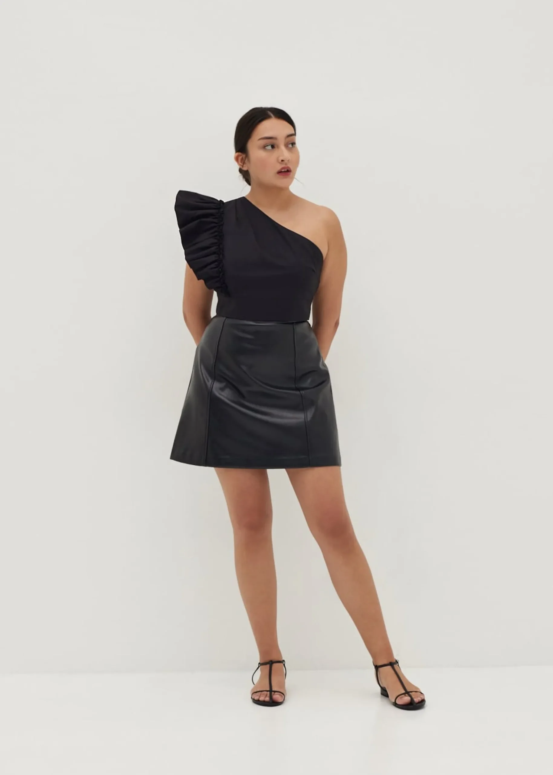Kirsten Frill Toga Crop Top