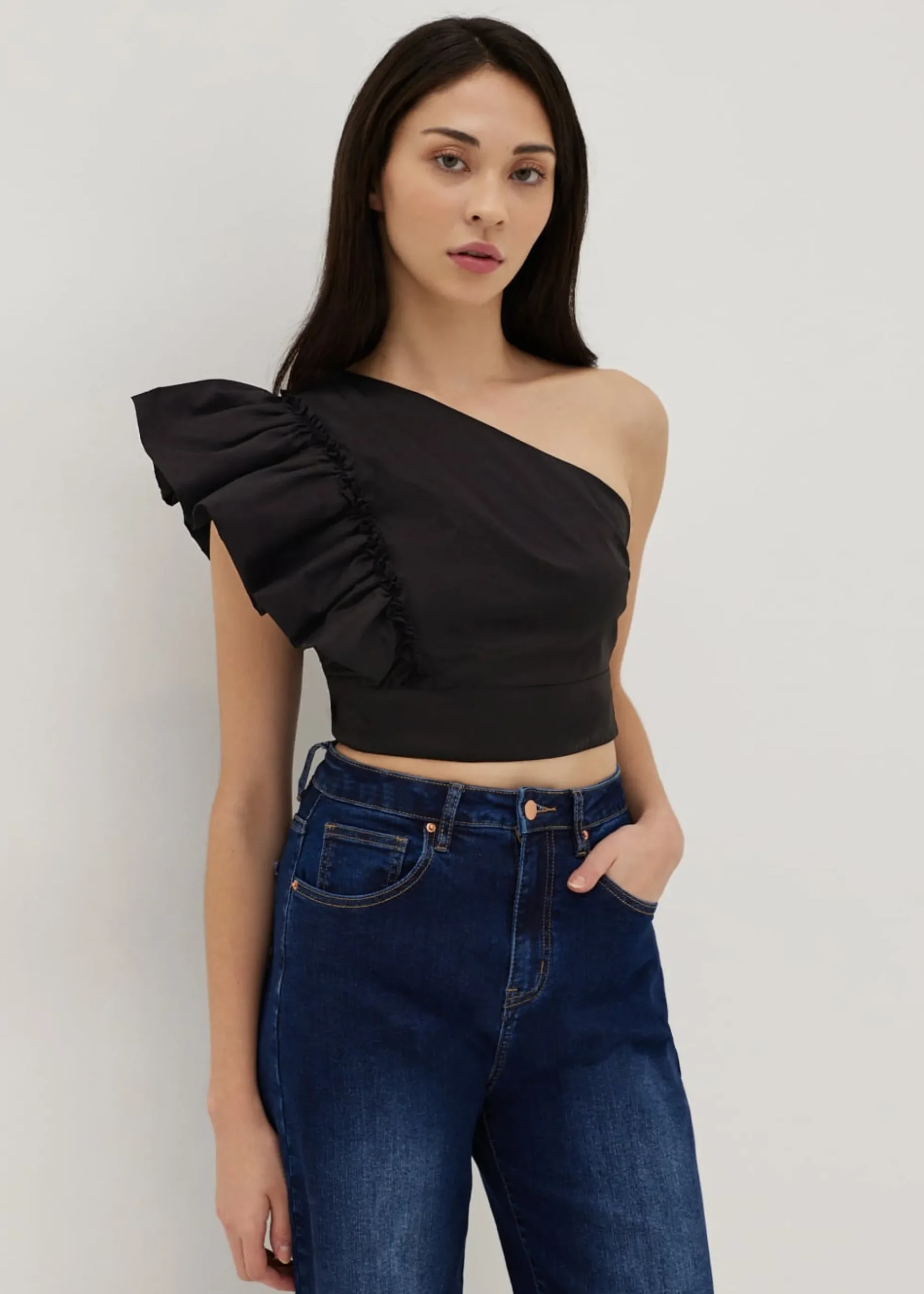 Kirsten Frill Toga Crop Top