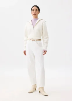 Knit Fitted High Neck Top