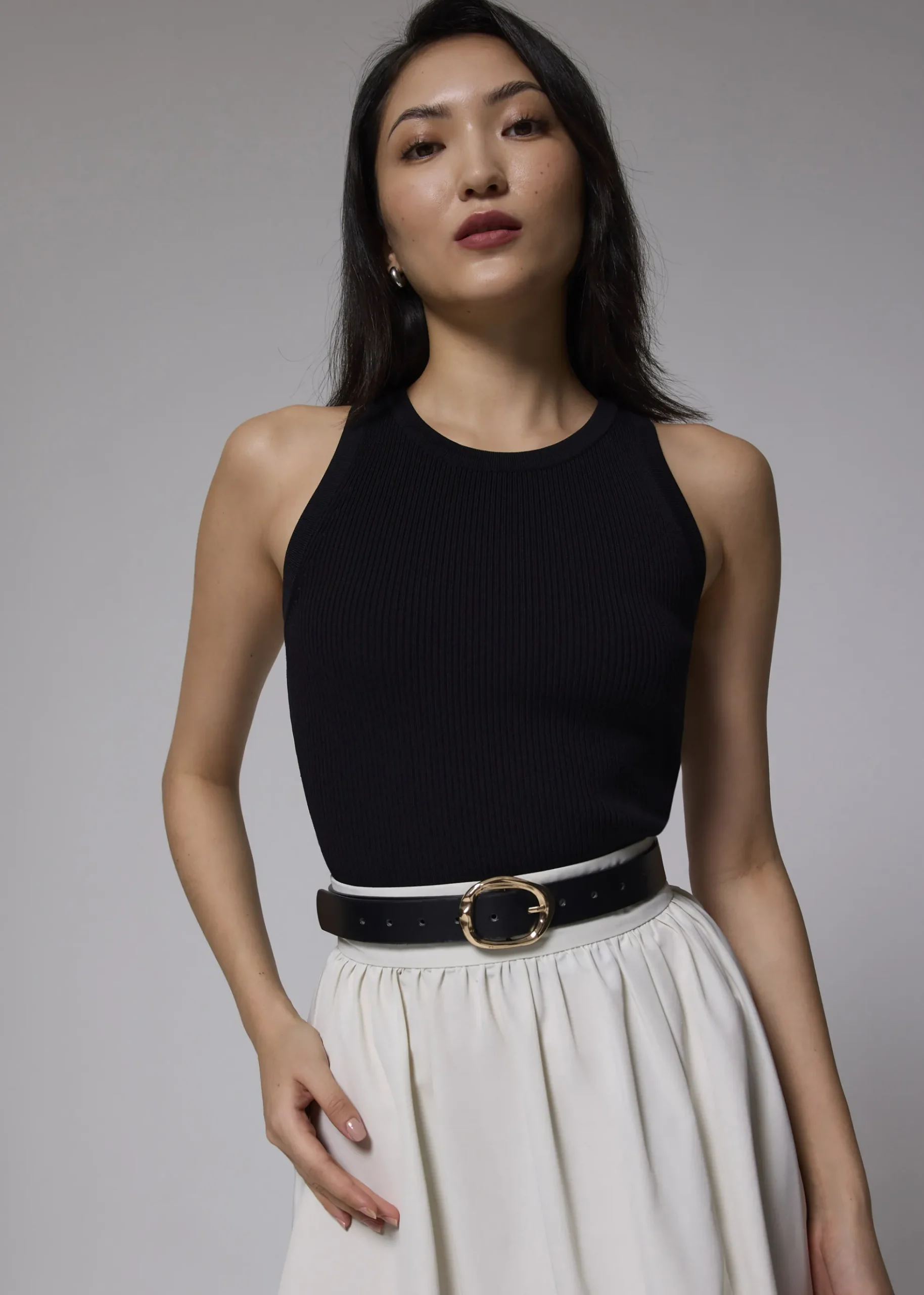 Knit Fitted Tank Top