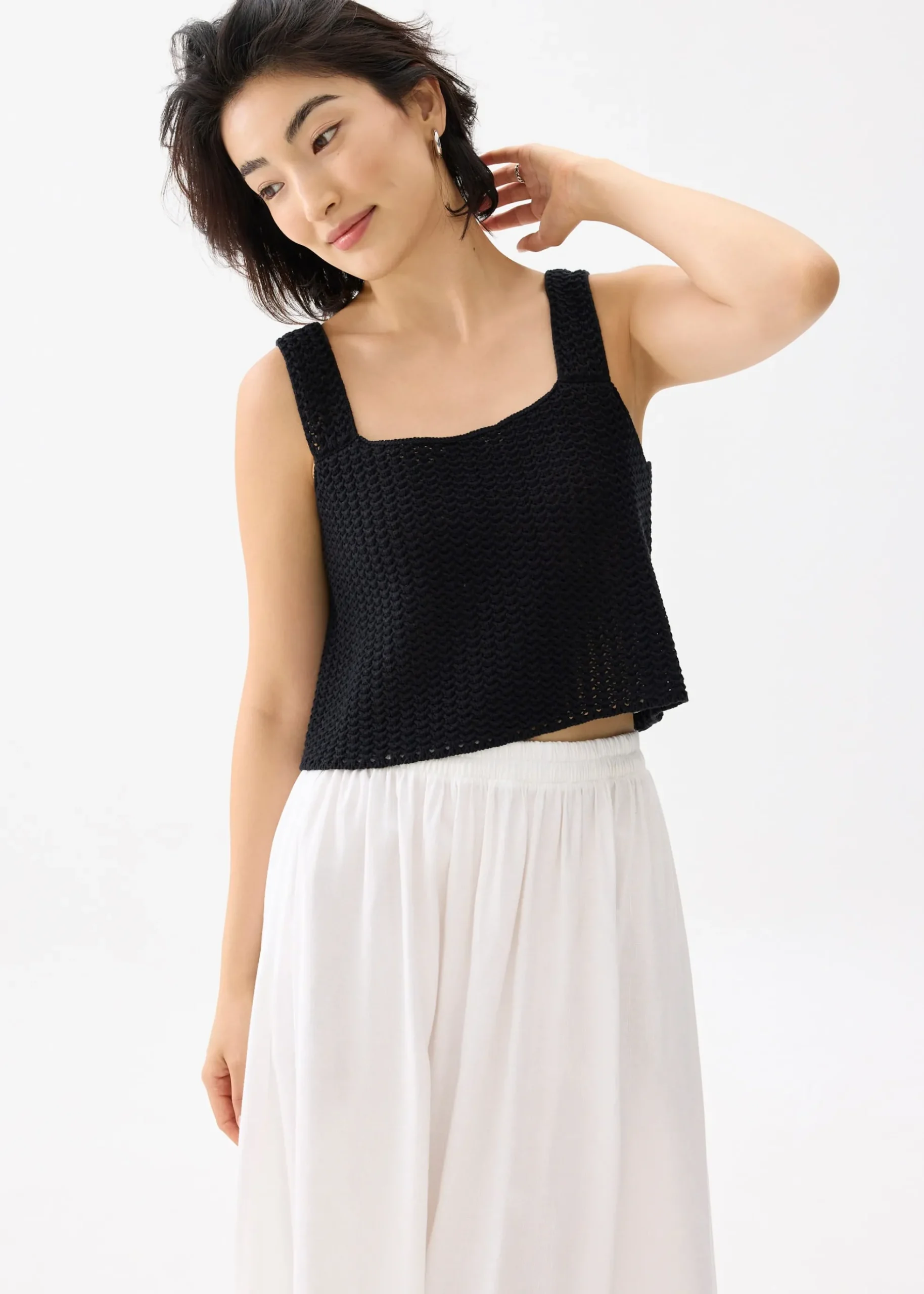 Knit Scoop Neck Tank Top