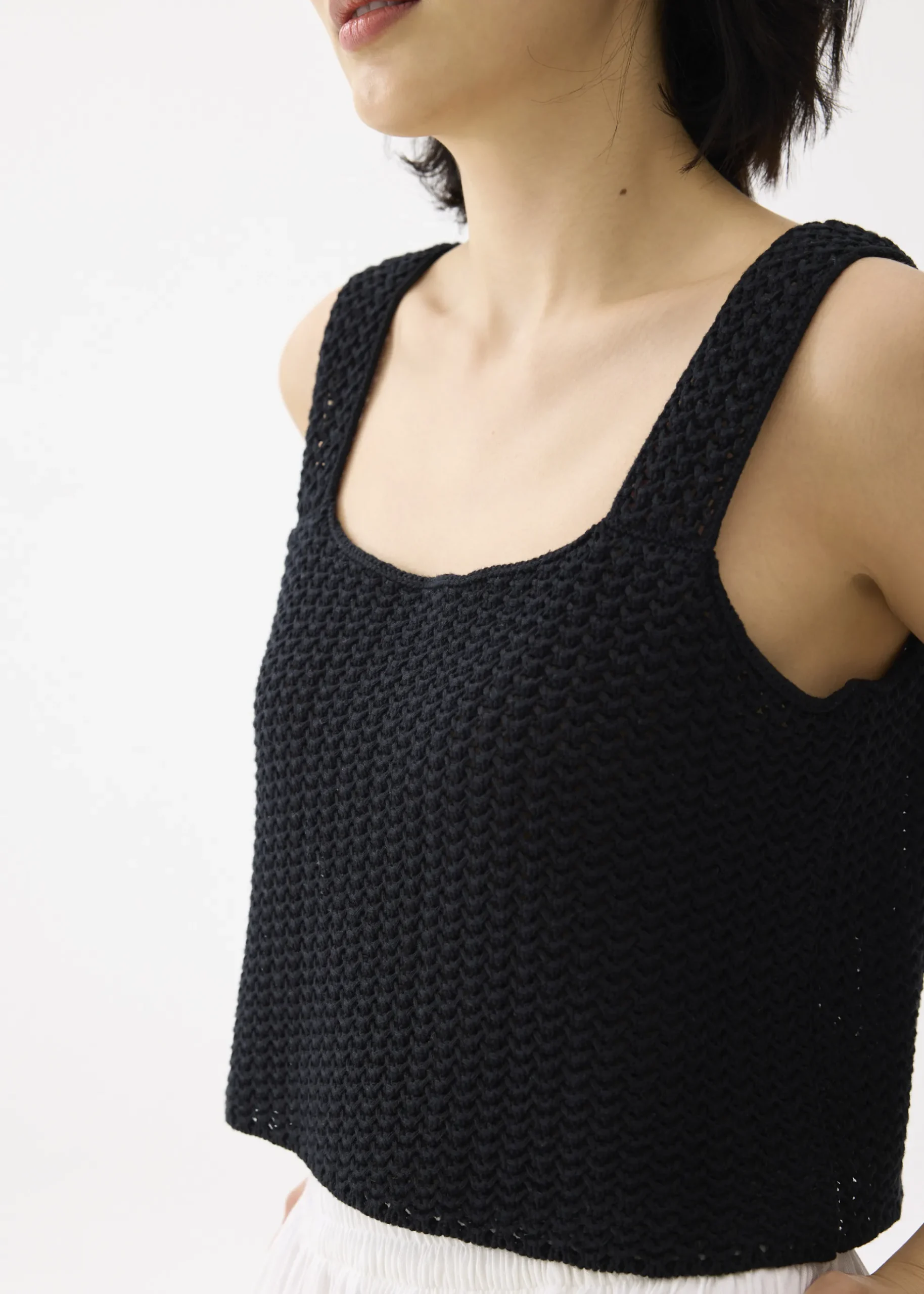 Knit Scoop Neck Tank Top