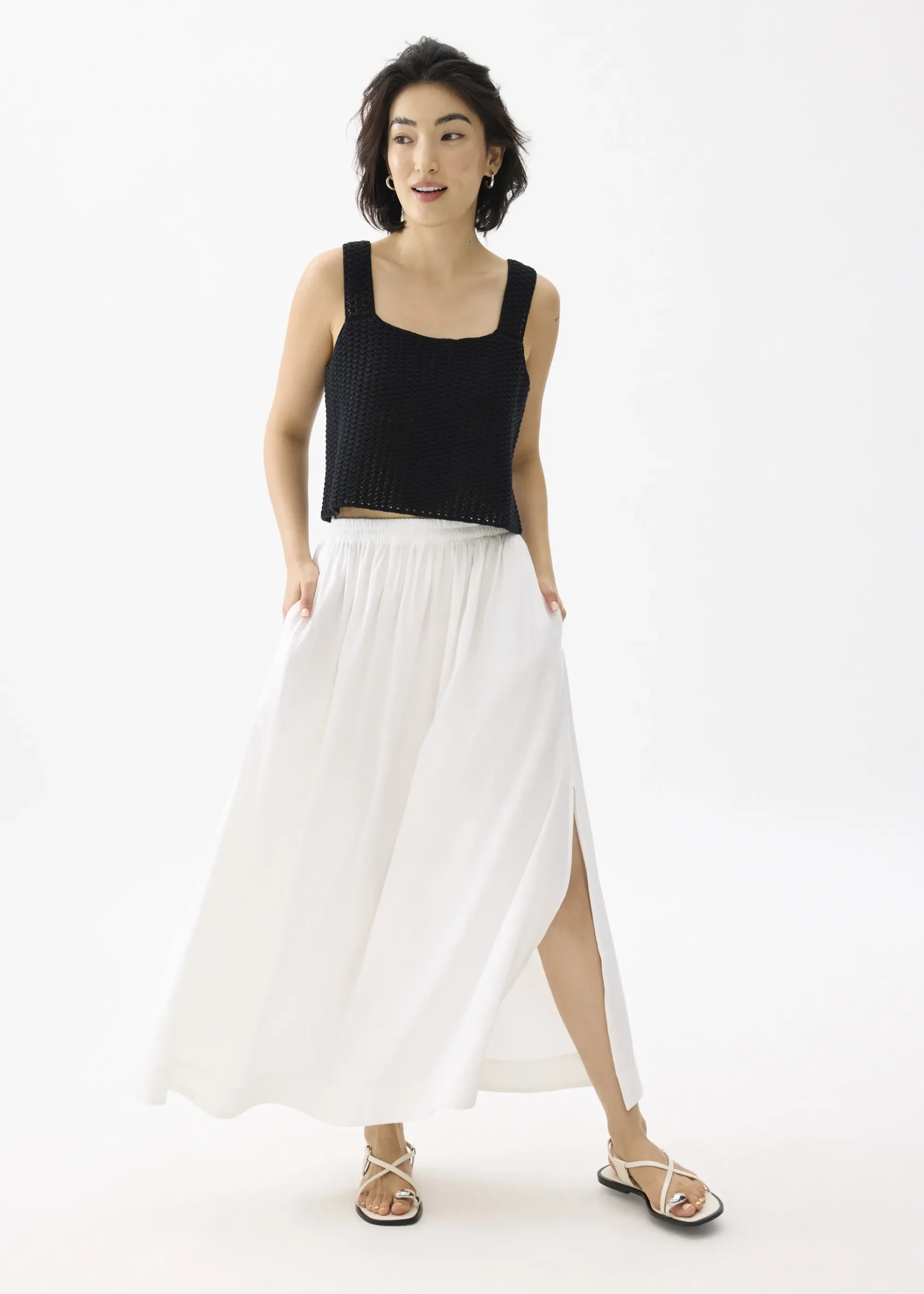 Knit Scoop Neck Tank Top