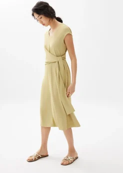 Knot Column Midi Dress