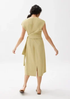 Knot Column Midi Dress