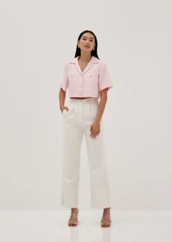 Krecia Tweed Tailored Collared Outer
