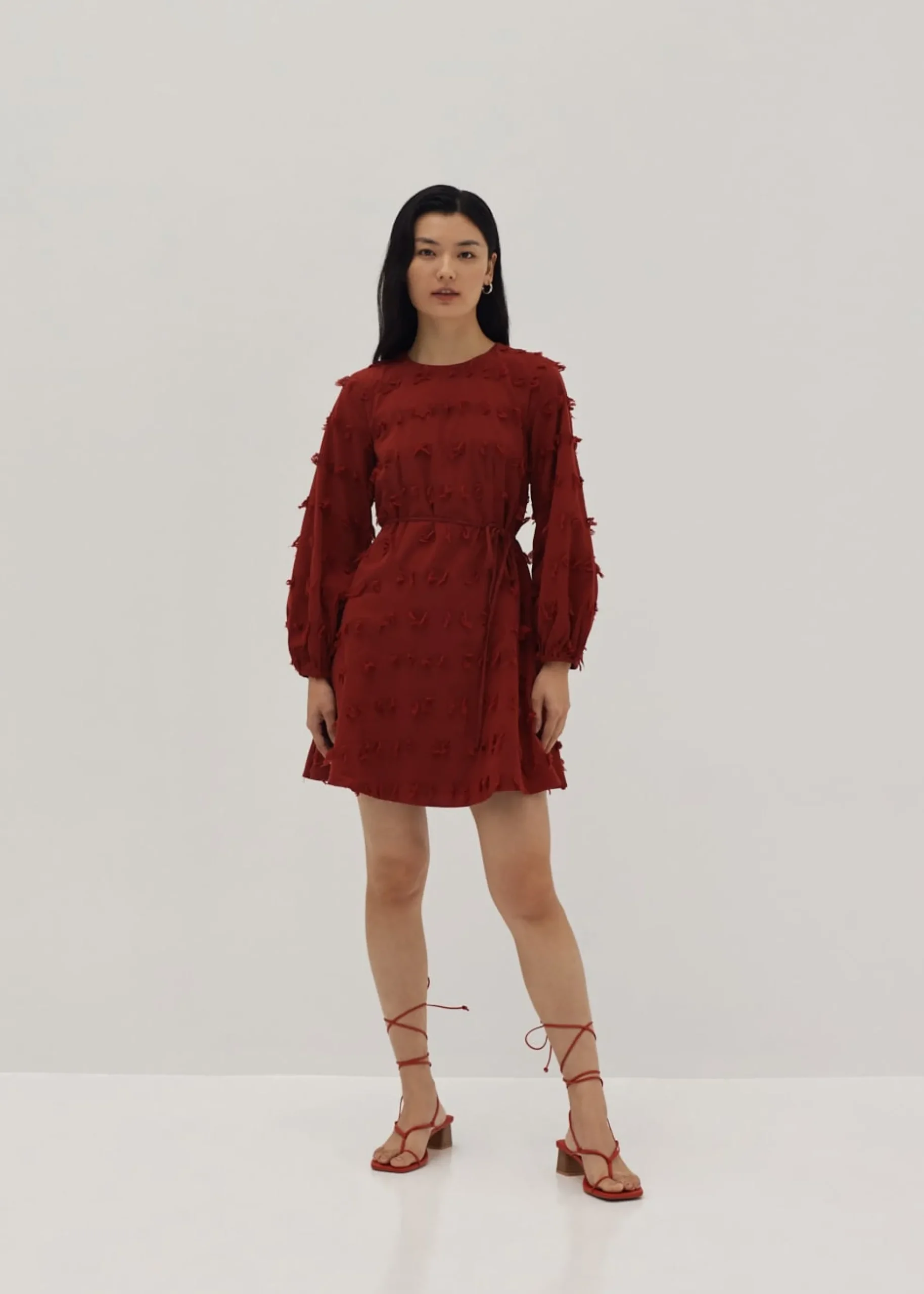 Kristel Textured Swing Dress