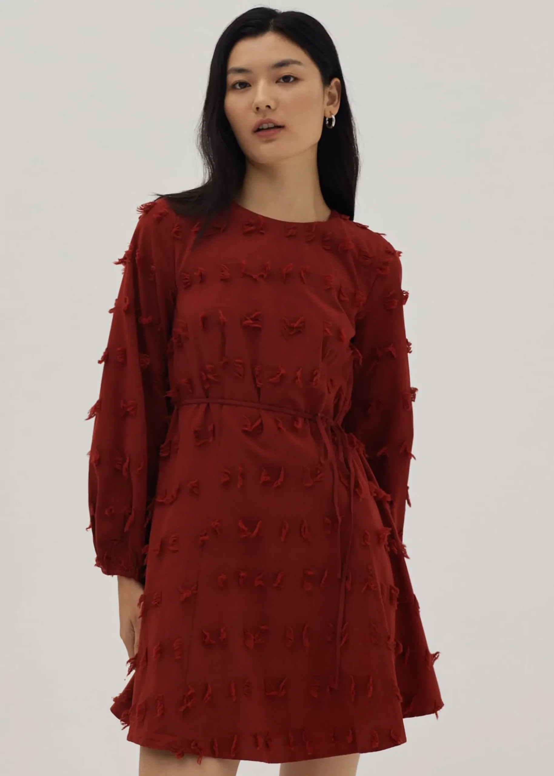 Kristel Textured Swing Dress