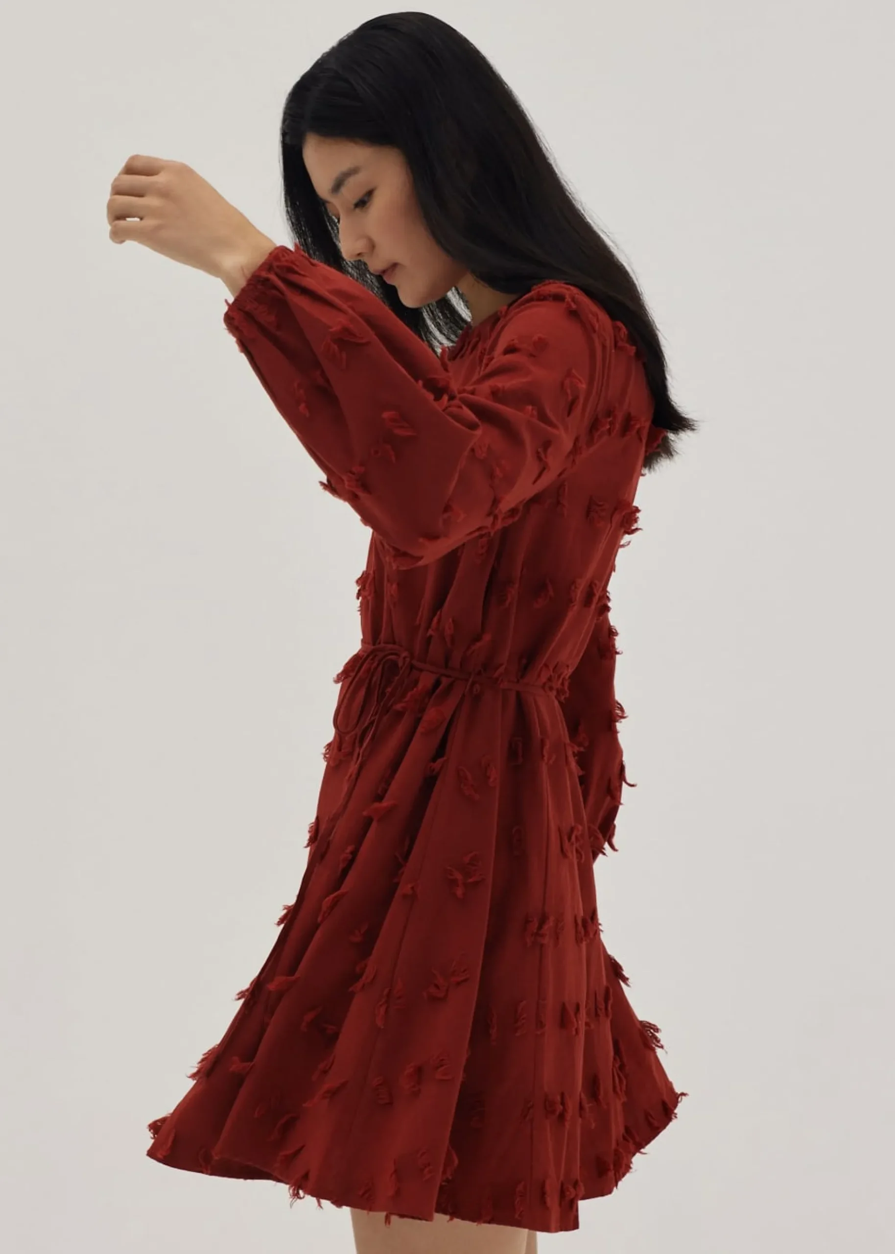 Kristel Textured Swing Dress