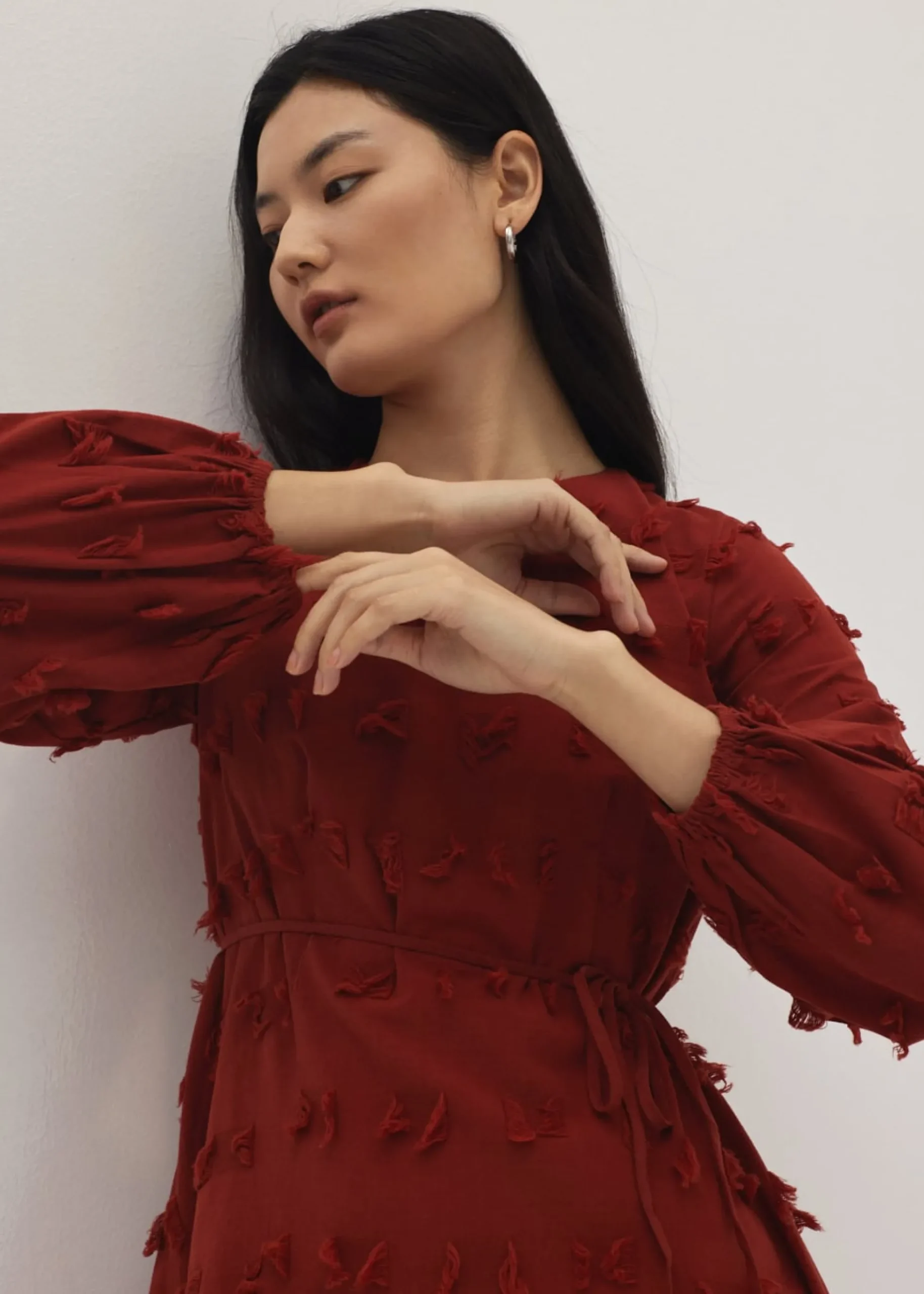 Kristel Textured Swing Dress