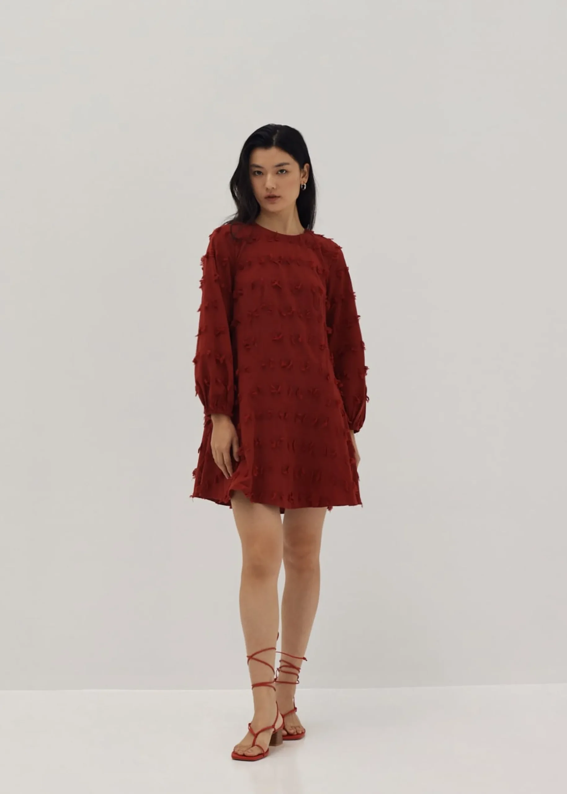 Kristel Textured Swing Dress