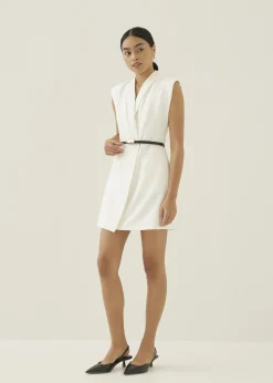 Kristela Tailored Shift Mini Dress
