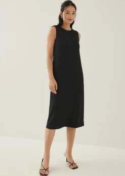 Krizta Textured Column Midi Dress