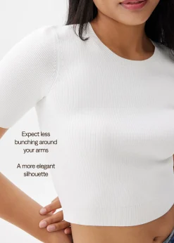 Kyle Knit Round Neck Crop Top
