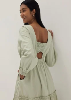 Kyline Tiered Ruched Midi Dress