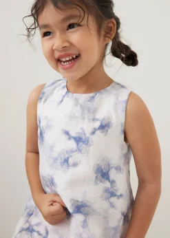 Lanna Shift Mini Dress in Heirloom Botanicals