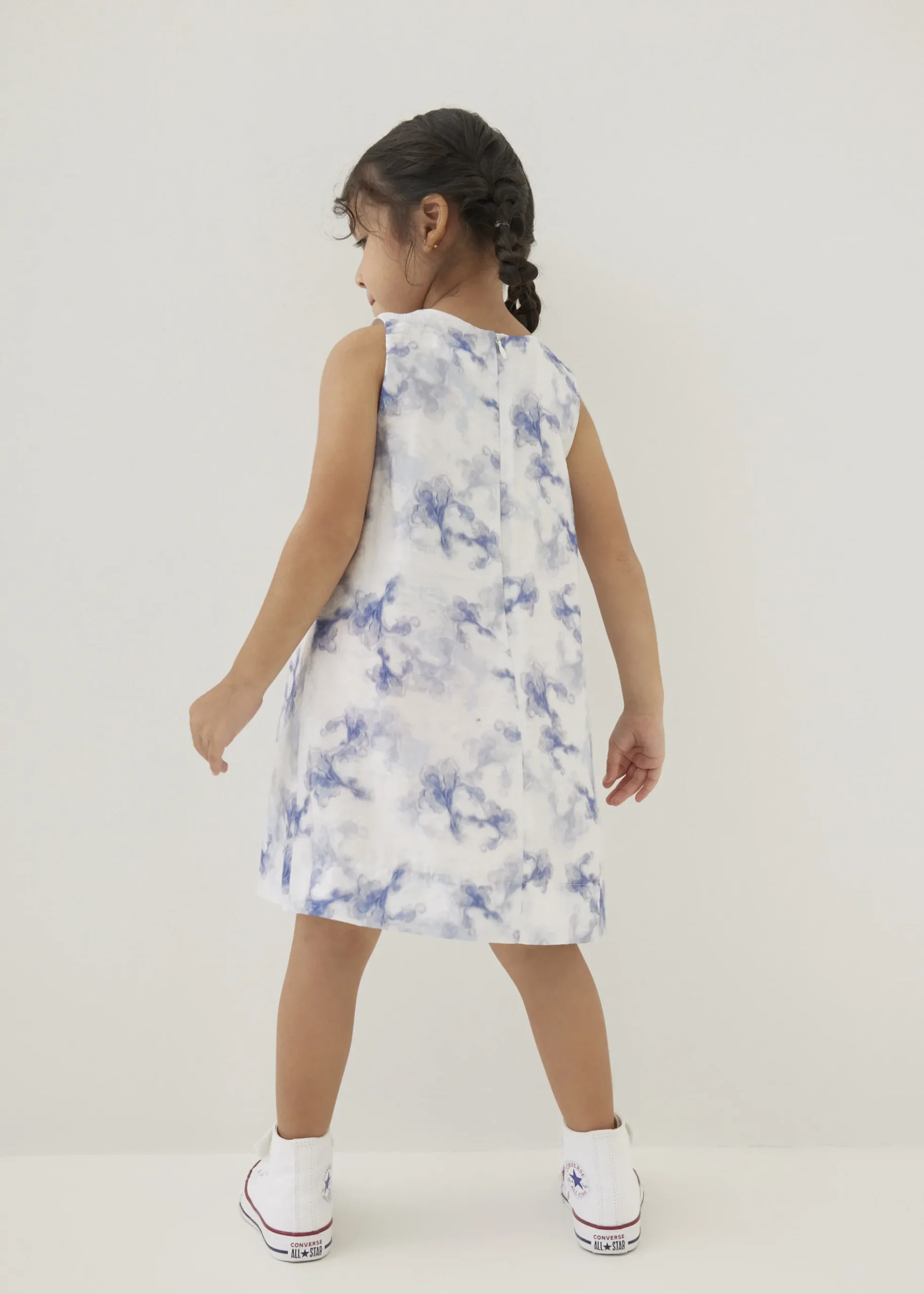 Lanna Shift Mini Dress in Heirloom Botanicals