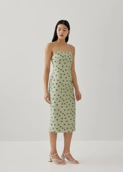 Laura Jacquard Column Dress