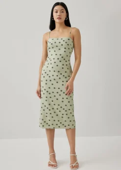 Laura Jacquard Column Dress