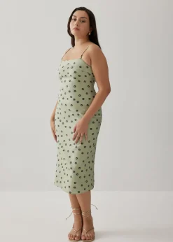 Laura Jacquard Column Dress