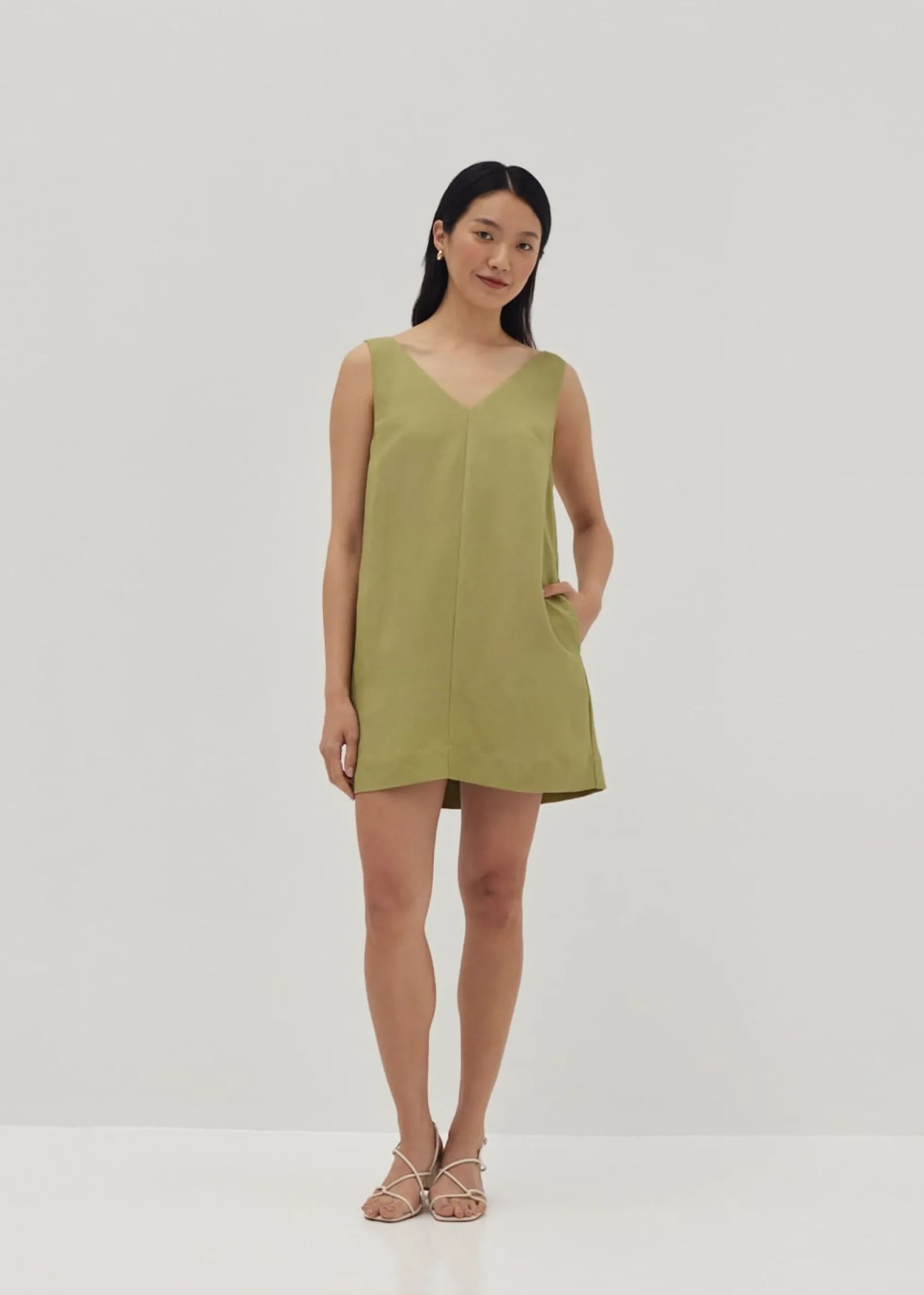 Laureen Linen Shift Dress
